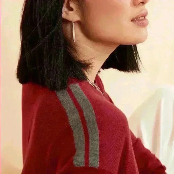 Banana Republic Oversized Racer Striped Sweater - Picture 3 of 8